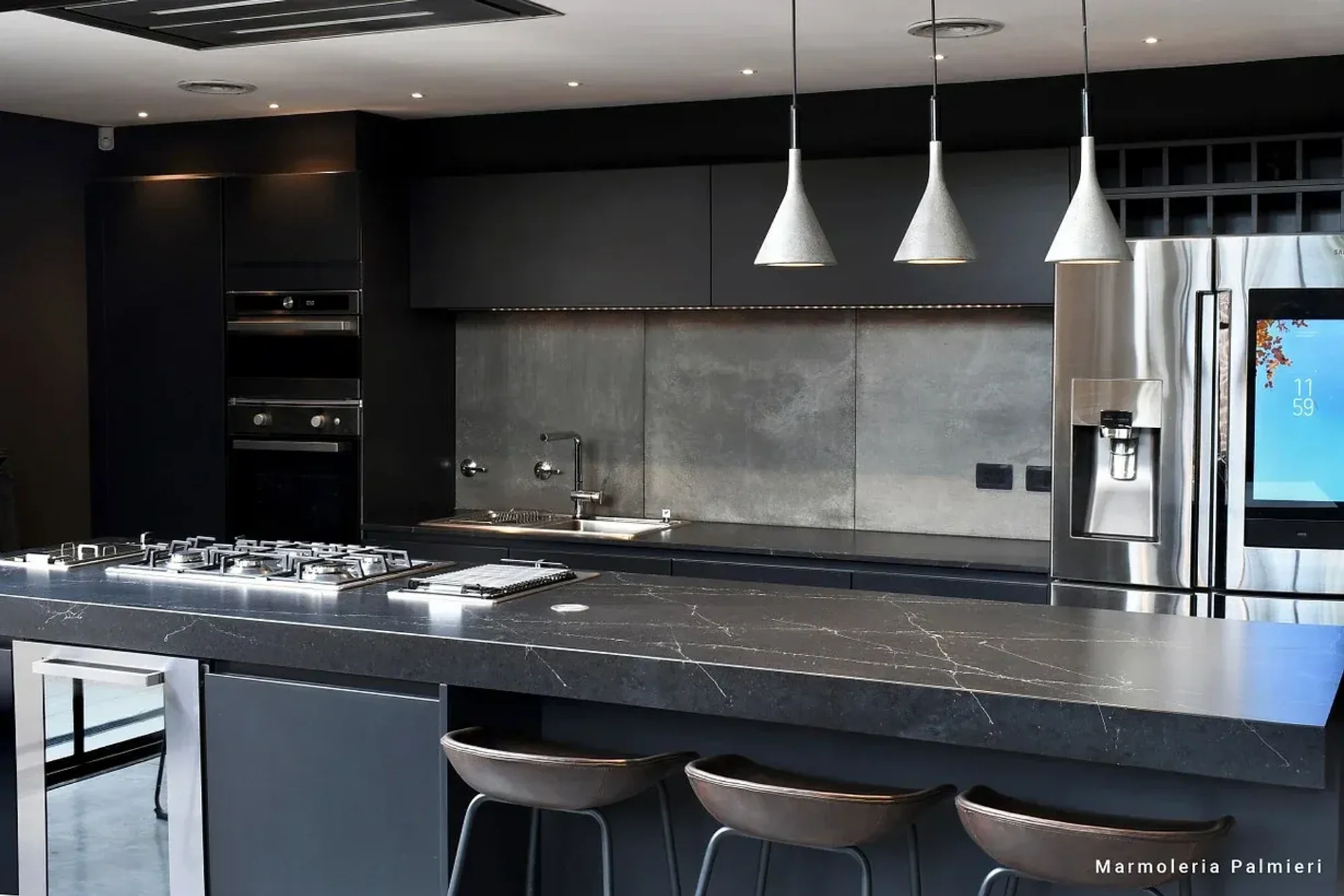 Cocinas negras, inspiración y tendencia.