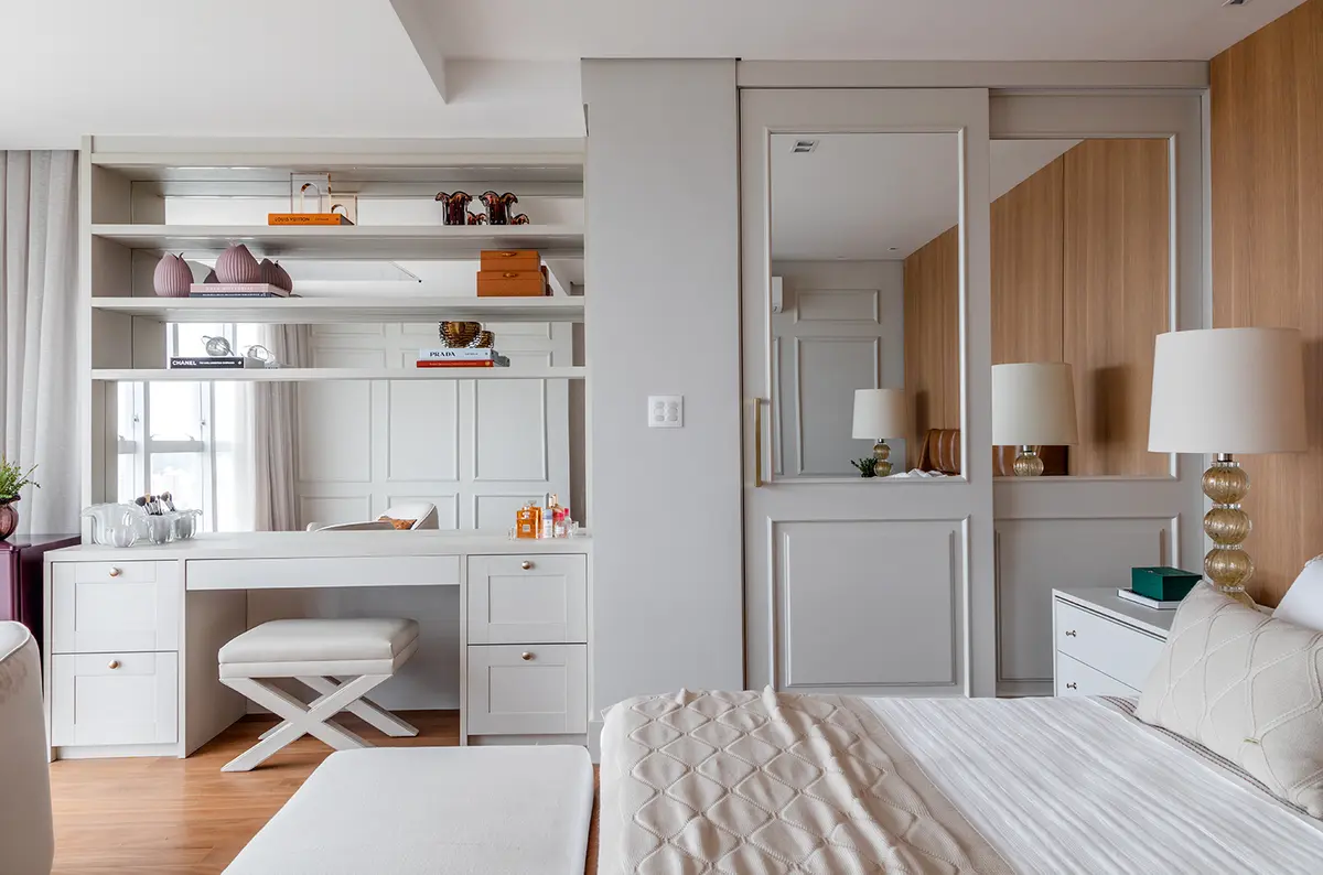 Quarto Quarto de solteiros do Projeto Apê C&J por M.Hausen Arquitetura
