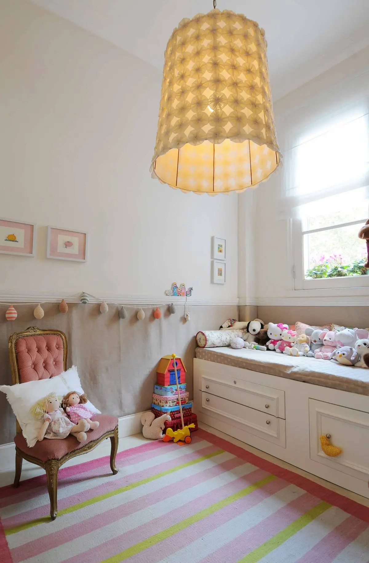 Dormitorio Bebes y Niños con color predominante Beige del Proyecto Santa Fe por Estudio Diez Muzzio
