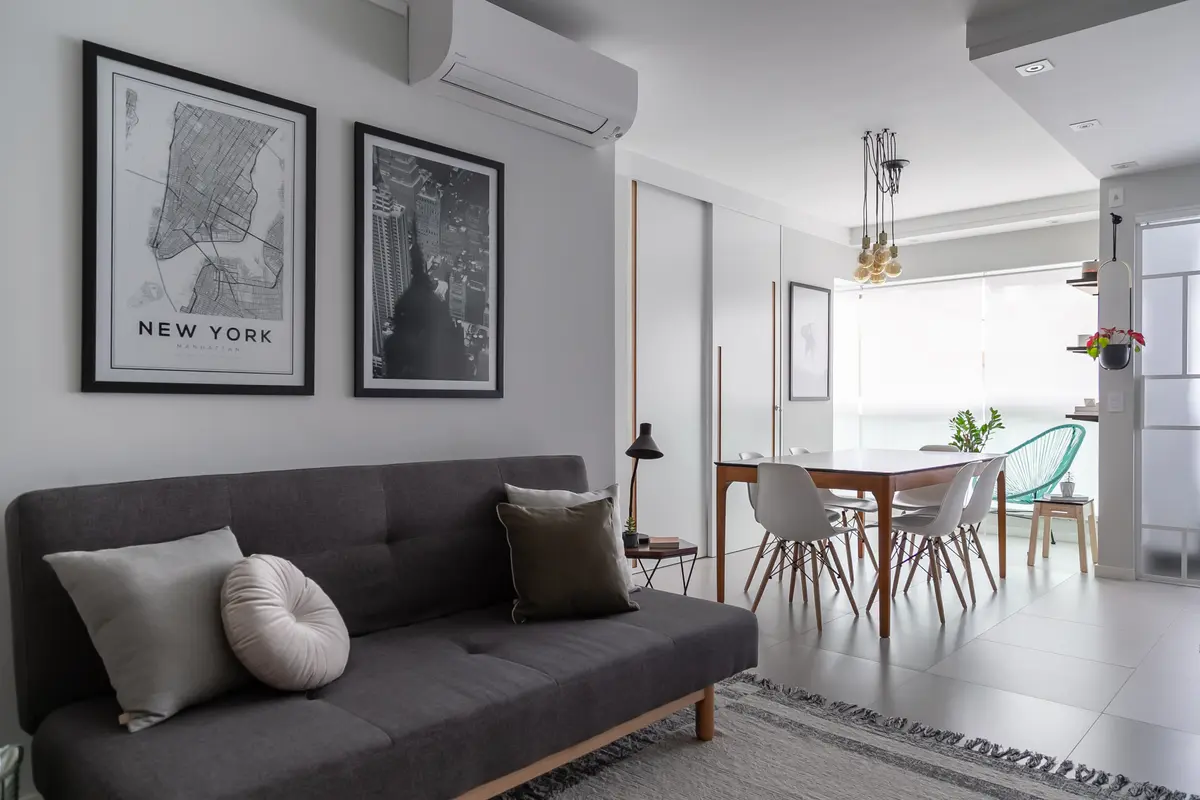 Foto com cor predominante Cinza do Projeto Apto Antônia de Queiros por Macaxá Arquitetura