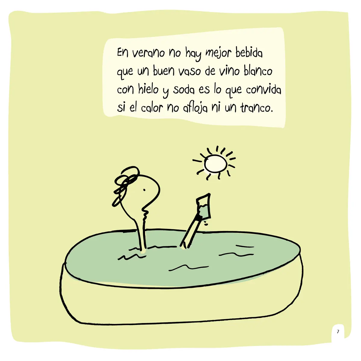 Pessoa em cadeira inflável na piscina no verão — projeto Editorial, por Cristóbal Peña y Lillo, em Buenos Aires