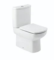 Inodoro largo de pie con salida dual DAMA SENSO